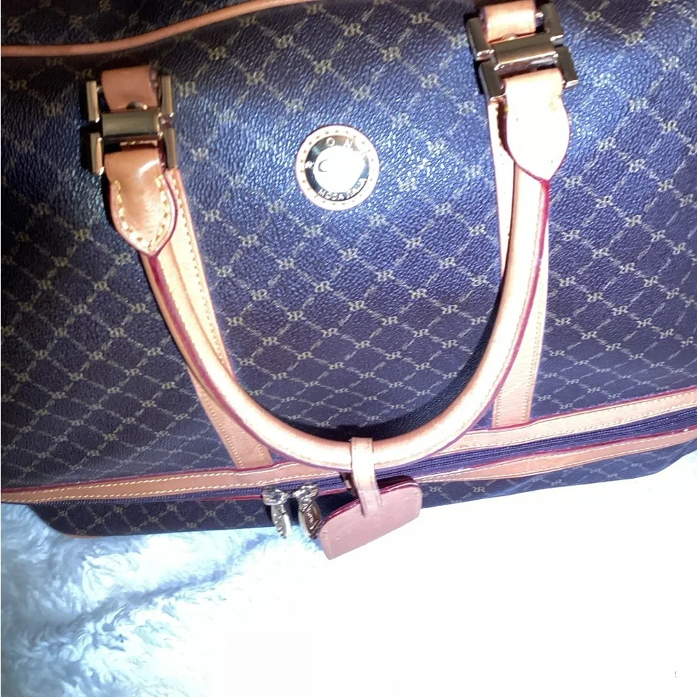 Rioni duffel dome GENEVA traveler bag Brown Patterned bag